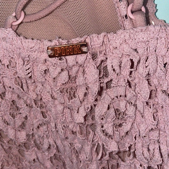 Victorias Secret PINK bralette in pink lace - Picture 3 of 5